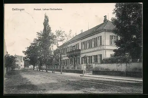 AK Oettingen, Protestantisches Lehrer-Töchterheim