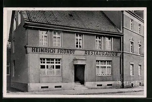 AK Witten-Ruhr, Restaurant Heinrich Fründt, Bellerslohstrasse 3