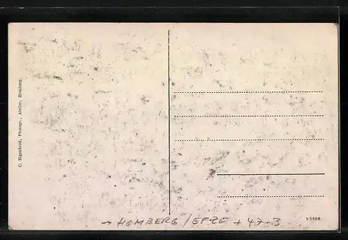 AK Homberg /Efze, Abschieds-Commers 1912, Studenten