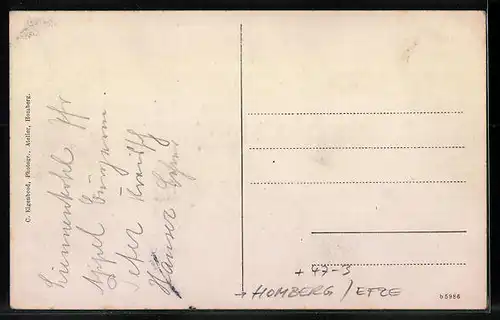 Foto-AK Homberg /Efze, Abschieds-Commers 1912, Absolvia