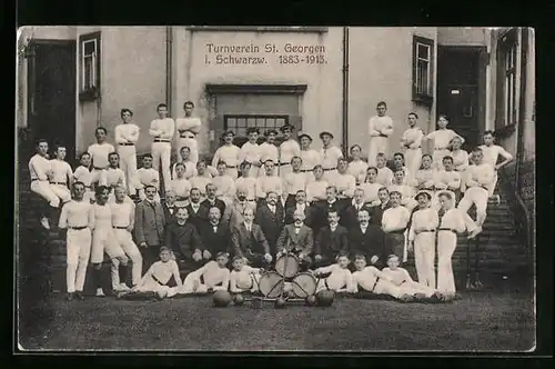 AK St. Georgen i. Schwarzw., Turnverein St. Georgen 1883-1913