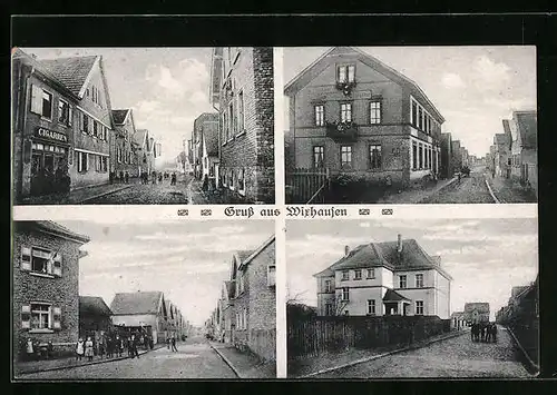 AK Wixhausen, Verschiedene Strassenpartien, Tabakladen