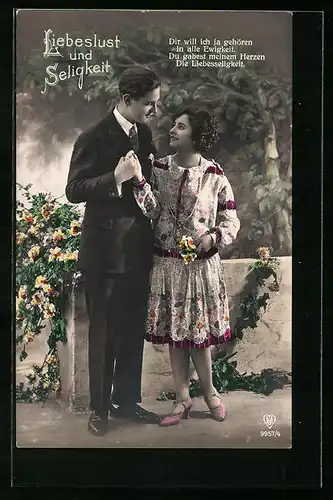 Foto-AK HB 9957 /4: Liebeslust und Seligkeit, Dir will ich ja gehören...