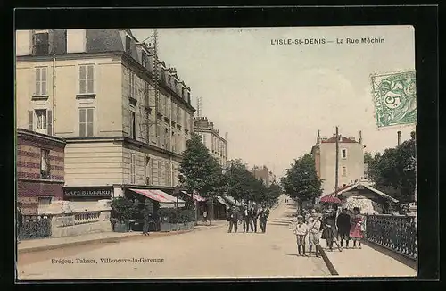 AK L`Isle-Saint-Denis, La Rue Méchin