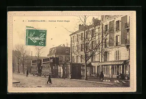 AK Aubervilliers, Avenue Victor-Hugo
