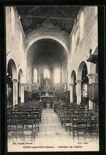 AK Rosny-sous-Bois, Intérieur de l`Eglise