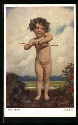 AK Amor als Bote