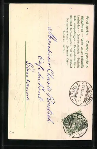 AK Weihnachtsengel mit Sternschnuppe und Christuskind