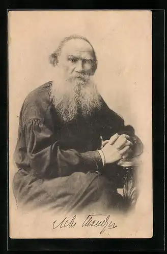 AK Lew Nikolajewitsch Graf Tolstoi, Schriftsteller