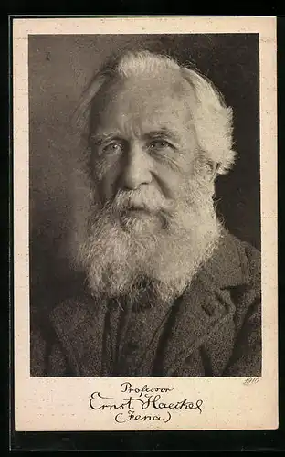 AK Jena, Portrait von Professor Ernst Haeckel