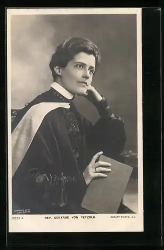 AK Portrait Rev. Gertrud von Petzold