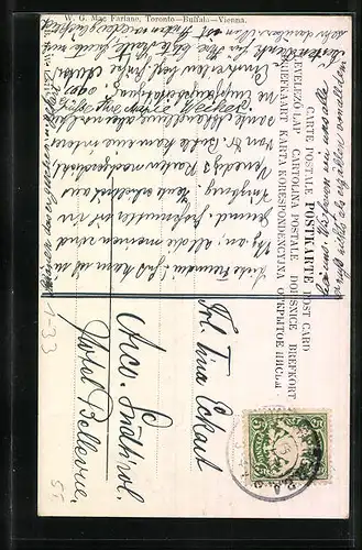 AK Portrait von Richard Wagner, Komponist