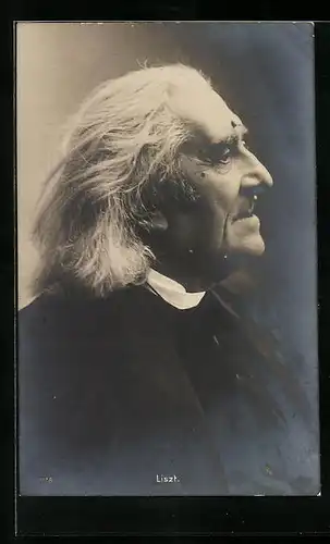 AK Portrait von Franz Liszt, Komponist