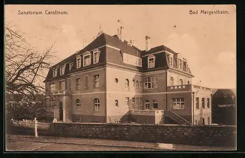 AK Bad Mergentheim, Sanatorium Carolinum