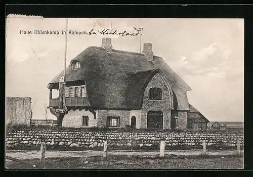 AK Kampen /Sylt, Blick auf Haus Uhlenkamp