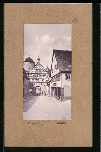 AK Langenburg, Das Stadtthor