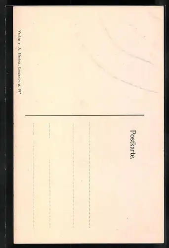 AK Langenburg, Blick auf die Stadtkirche