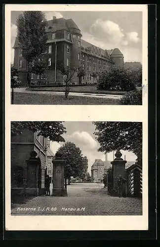 AK Hanau, Kaserne und Eingang