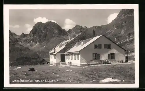 AK Madlenerhaus, Berghütte auf den Silvrettaspitzen