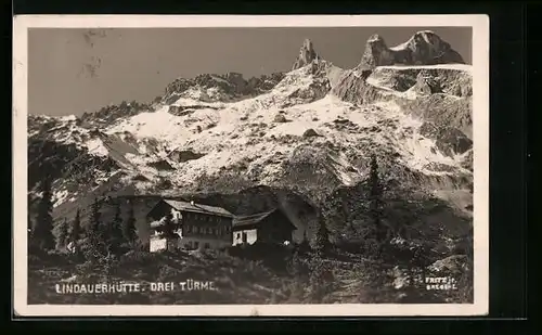 AK Lindauerhütte, Berghütte bei den Drei Türmen