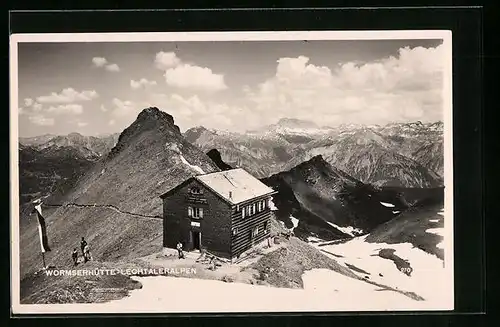 AK Wormserhütte, Berghütte bei den Lechtaleralpen