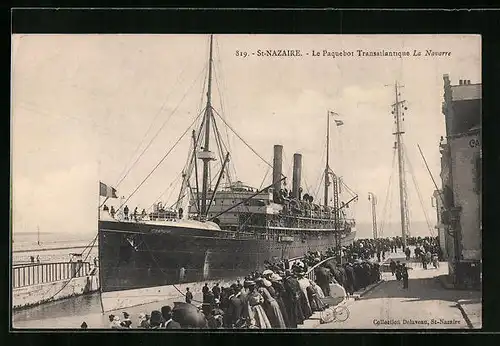 AK St-Nazaire, Le Paquebot Transatlantique La Navarre