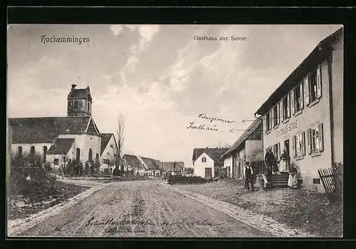 AK Hochemmingen, Gasthaus zur Sonne