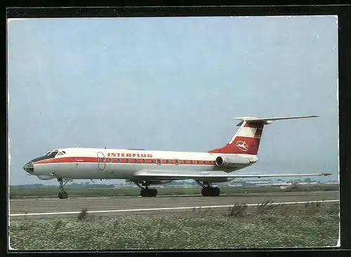 AK Turbinenstrahlflugzeug Tupelow TU-134