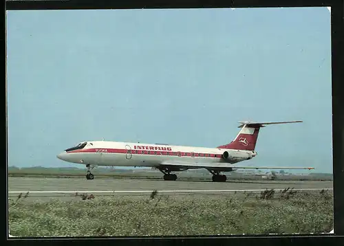 AK Turbinenstrahlflugzeug Tupelow TU-134