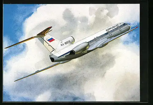 AK Turbinenstrahlflugzeug Tupelow TU-154