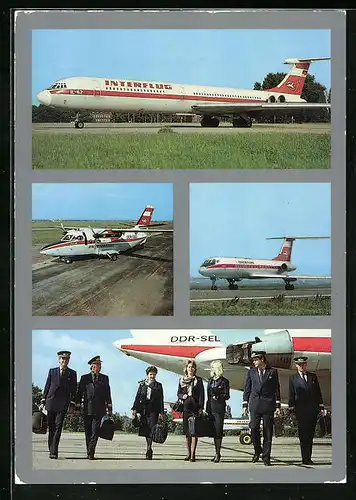 AK Verkehrs-Flugzeuge der Interflug, Flugkapitän und Personal