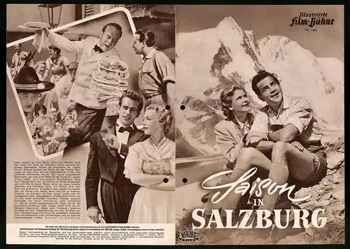 Filmprogramm IFB Nr. 1661, Saison in Salzburg, Adrian Hoven, Walter Müller, Gretl Schörg, Regie: Ernst Marischka