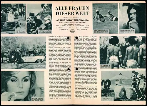 Filmprogramm IFB Nr. 6524, Alle Frauen dieser Welt, Dokumentation, Regie: G. Jacopetti, P. Cavara und F. Prosperi