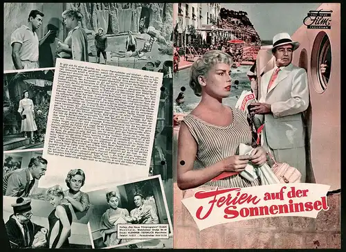 Filmprogramm DNF, Ferien auf der Sommerinsel, Vittorio De Sica, Susanne Cramer, Regie: Mario Camerini