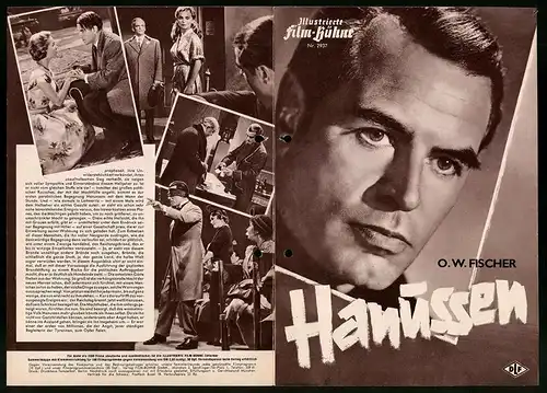 Filmprogramm IFB Nr. 2937, Hanussen, O. W. Fischer, Liselotte Pulver, Klaus Kinski, Regie: Georg Marischka