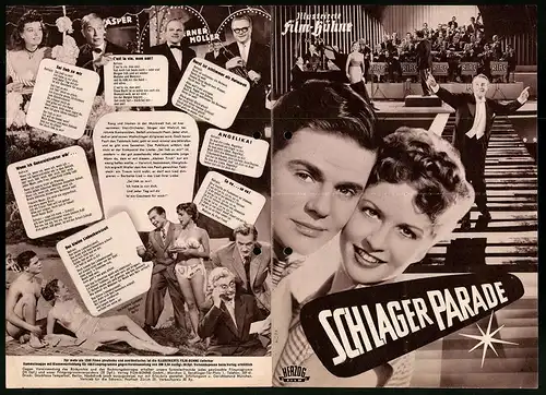 Filmprogramm IFB Nr. 2130, Schlagerparade, Germaine Damar, Walter Giller, Regie: Eric Ode