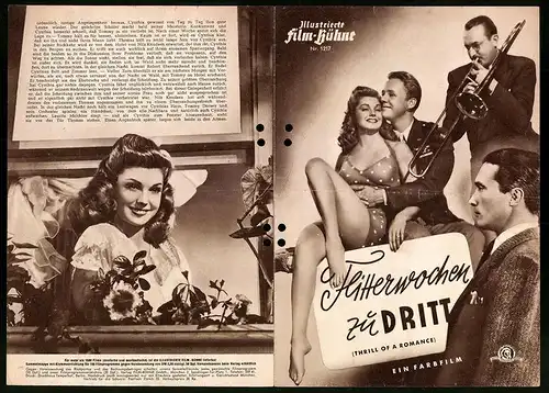 Filmprogramm IFB Nr. 1217, Flitterwochen zu Dritt, Esther Williams, Van Johnson, Regie: Richard Thorpe