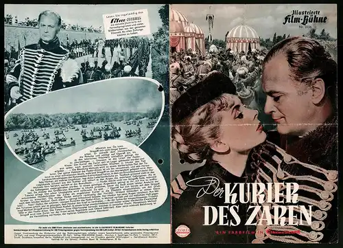 Filmprogramm IFB Nr. 3556, Der Kurier des Zaren, Curd Jürgens, Geneviève Page, Regie: Carmine Gallone