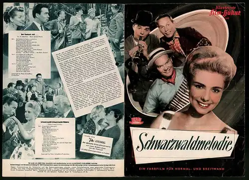 Filmprogramm IFB Nr. 3348, Schwarzwaldmelodie, Carl Wery, Siegfried Breuer Jr., Gardy Granass, Regie: Geza v. Bolvary