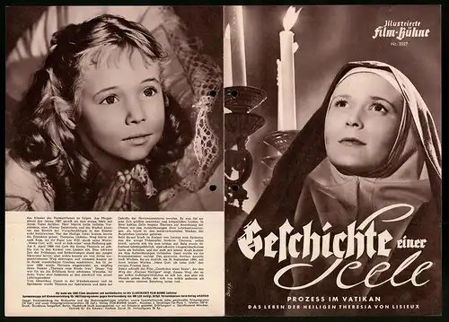 Filmprogramm IFB Nr. 2027, Geschichte einer Seele, France Descaut, Valentine Tessier, Regie: André Haguet