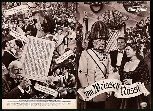 Filmprogramm IFB Nr. 1804, Im weissen Rössl, Johanna Matz, Johannes Heesters, Regie: Wili Forst