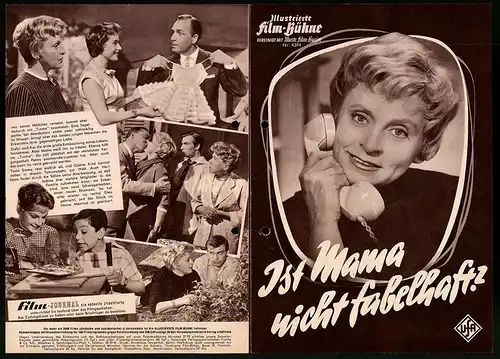 Filmprogramm IFB Nr. 4394, Ist Mama nicht fabelhaft?, Luise Ullrich, Gunnar Möller, Regie: Peter Beauvais