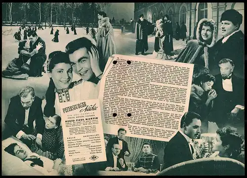 Filmprogramm IFB Nr. 4360, Petersburger Nächte, Ewald Balser, Johanna von Koczian, Ivan Desny, Regie: Paul Martin