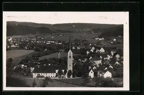 AK Maria Lankowitz bei Köflach, Totalansicht mit Kirche