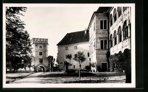 AK Leibnitz, Teilansicht vom Schloss Seggau