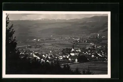 AK Köflach, Ortsansicht aus der Vogelschau