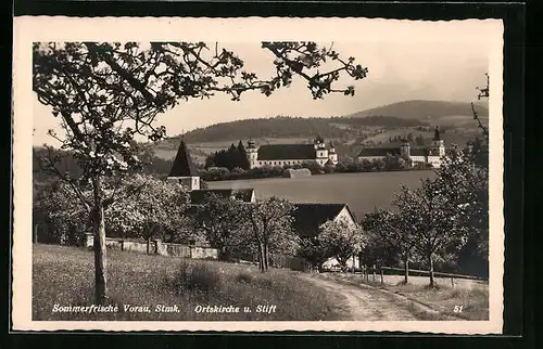 AK Vorau, Ortskirche und Stift