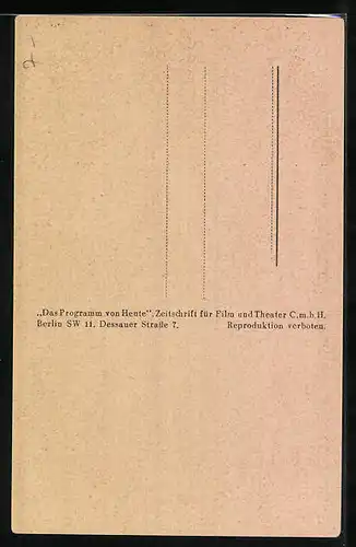 AK Schauspieler Harry Piel