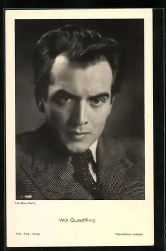 AK Schauspieler Will Quadflieg