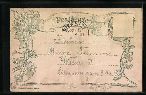 AK Hagen i. W., Totalansicht mit Kirche